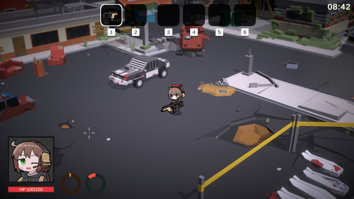 Indie_FreaksJP's tweet photo. 《日本語対応》怖いのは銃撃戦だけじゃない！？無人島サバイバルゲーム脱出シューター『限界サバイ部！』

友人の借金の”かた”に、サバイバルゲームへ強制参加！？他の参加者との遭遇戦を切り抜け、物資を集めよう。倒されれば全ロスト。食事やトイレも必要で、引き際を誤ればいろいろピンチに！？ https://t.co/bzOUZbXSHu