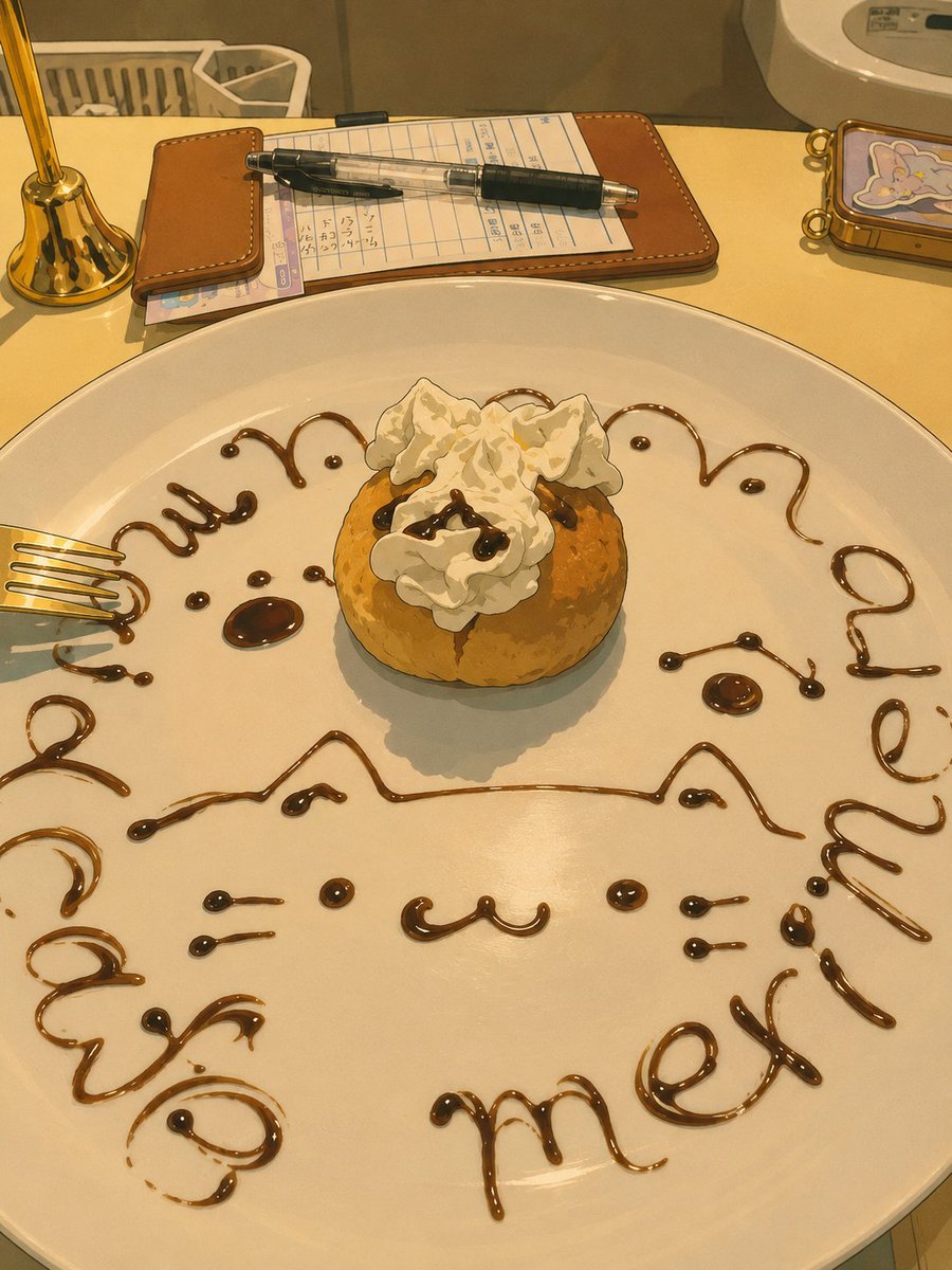 _mavs026's tweet photo. 1/23 - メリメロにいました!

my second time in Osaka, also my second time to visit the place. As always, everything was really cute from those doll maid-chans to this cutie designed pan that they offered to me. Might try to check out again as they have a lot to offer.. すきです! https://t.co/drYvgoIxr4