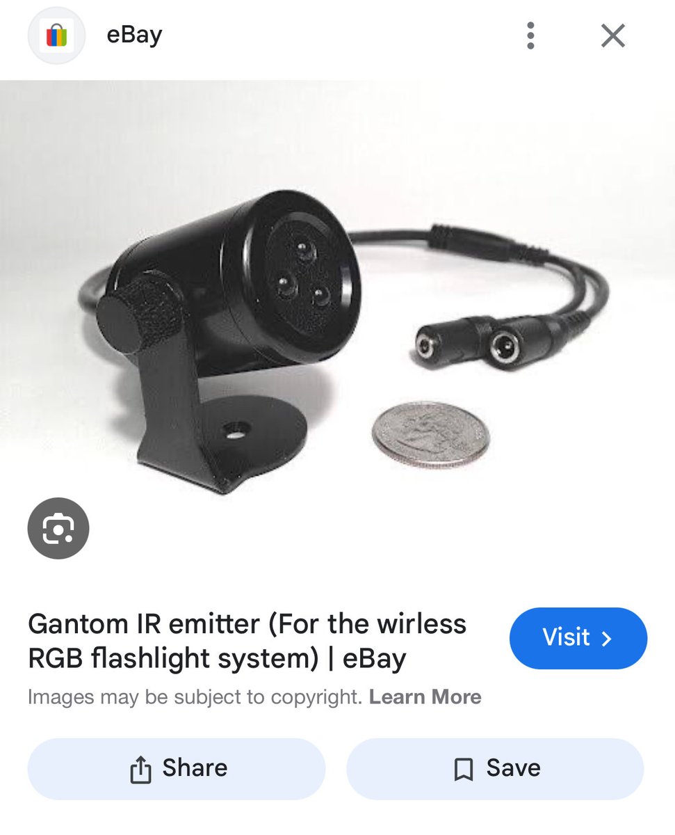 D74667712's tweet photo. TDRで使われていた例の赤外線ビーコンが欲しかったので、3Dプリンターで作ってみました

LEDを埋め込んでるのでちゃんと赤外線が出ます(2枚目)

塗装とかヤスリがけは後日やる…かも https://t.co/K5MDGP0o42