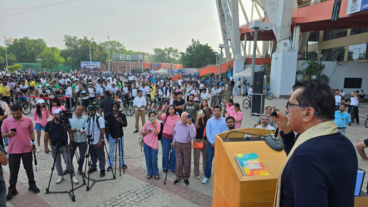 amitabhk87's tweet photo. On #KargilVijayDiwas it was an honour for me to launch the Diamond Jubilee celebrations of Maitreyi College - an institution  where my mother had served for 18 long years as Principal. 

Sixty years is a meaningful span in the life of any institution. It is long enough to build a legacy, to shape generations, and to leave a mark on the society it serves. Maitreyi College has done all three. 

Named after the great Vedic philosopher Maitreyi, whose life continues to symbolise wisdom, inquiry, courage, and the dignity of independent thought. The college has worked to educate young women, to build confidence, and to prepare students not only for careers, but for leadership in public life, in research, in enterprise, and in the many spaces where India is being shaped every day.

My compliments to the Principal, Staff and students of this unique institution.