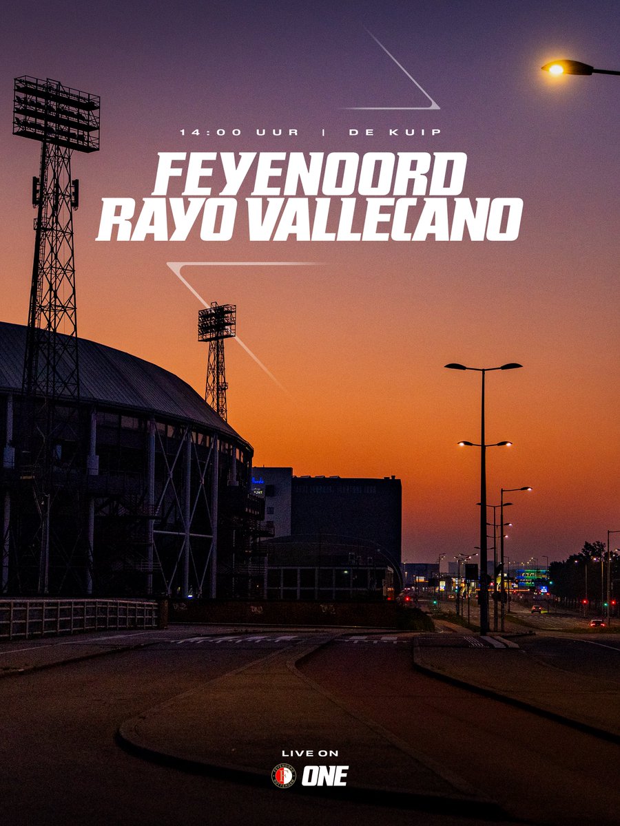 Feyenoord's tweet photo. 🇪🇸 Día del partido

Friendly matchday in De Kuip 🏟️ https://t.co/rmA0CyPyTD