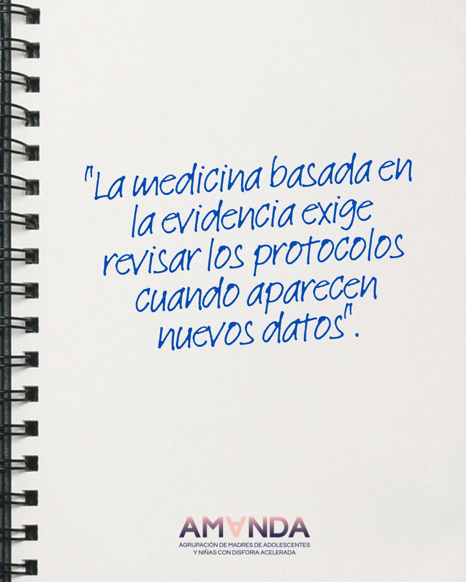 Amanda_DGIR's tweet photo. Las recomendaciones clínicas no deberían ser inmutables.

Cuando la evidencia cambia, los protocolos también deben poder cambiar.

Eso es precisamente lo que está ocurriendo en distintos países europeos.

📖 Fuente:
https://t.co/69SmicnAsS

#nocontabanconlasmadres
#rompeelgéneronosucuerpo