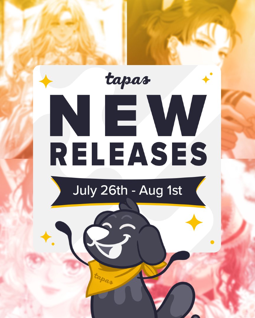 tapas_app's tweet photo. Finish July strong with these epic new releases💛👇

Starting with:
🙌Transmigrated as an Omega Who Snags His Alpha
🙌A Bona fide Killer
🙌The Villainess Empress's Attendant https://t.co/8IYRZE2nRA