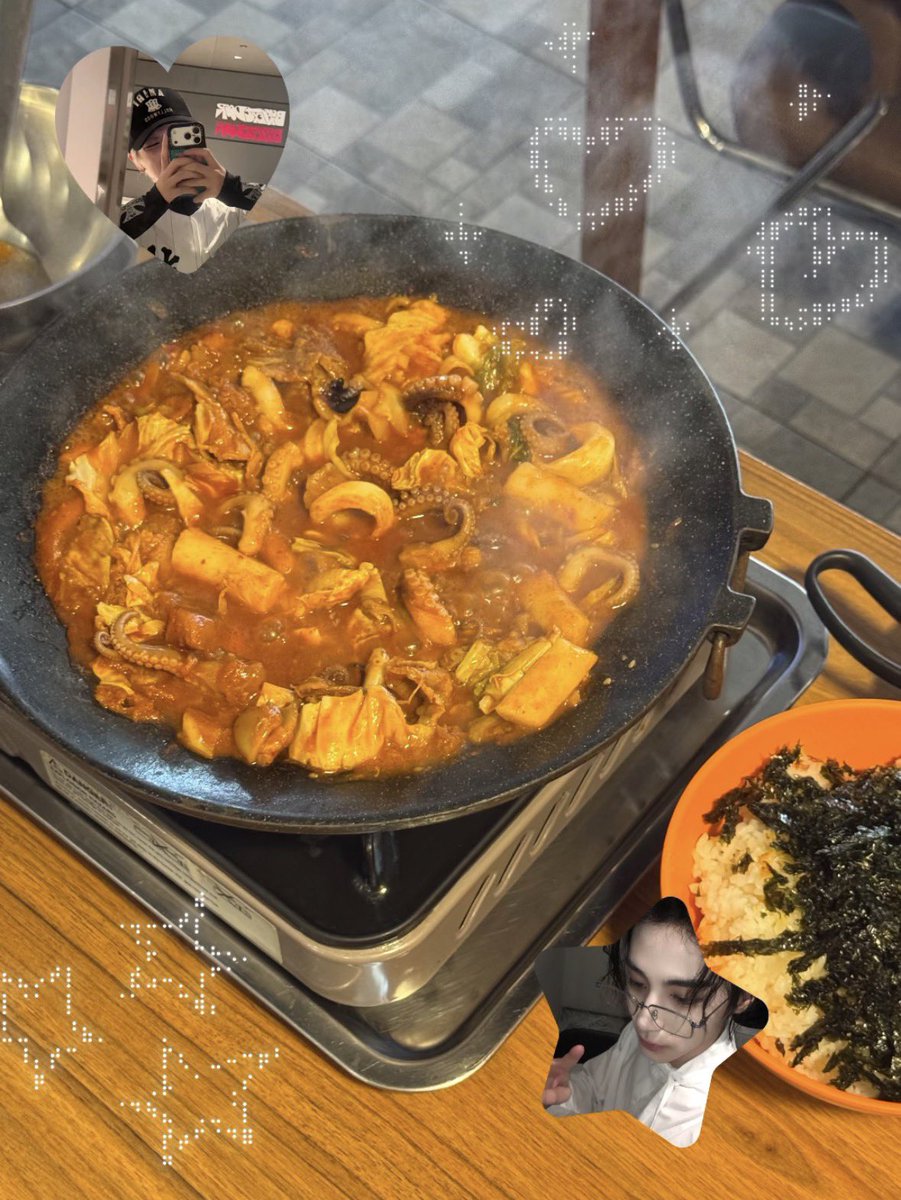 hamsterbnd's tweet photo. jukkumi time w/นุปือ 🐙🌶️✨ https://t.co/vSWPaly7Kg