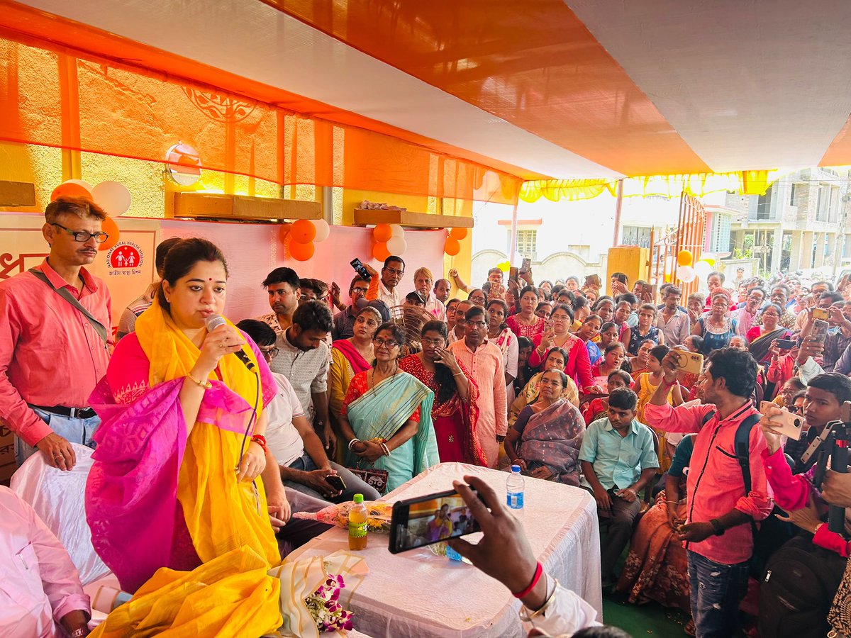 moumitabmisra's tweet photo. Honoured to be present at the inauguration of the Khudiram Pally Municipal Primary Health Centre, Burdwan.

This important initiative will bring quality healthcare closer to the people, improving access to essential medical services and fostering a healthier community. https://t.co/NdTmHD6J06