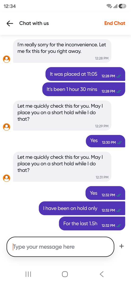 ayushidas7's tweet photo. @Swiggy @SwiggyCares 
A bolt order which is already 1.5h late and on top of that 50-60 minutes delivery?
Now my order stands cancelled?

Is it some kind of joke? https://t.co/yR6k8uaYIu