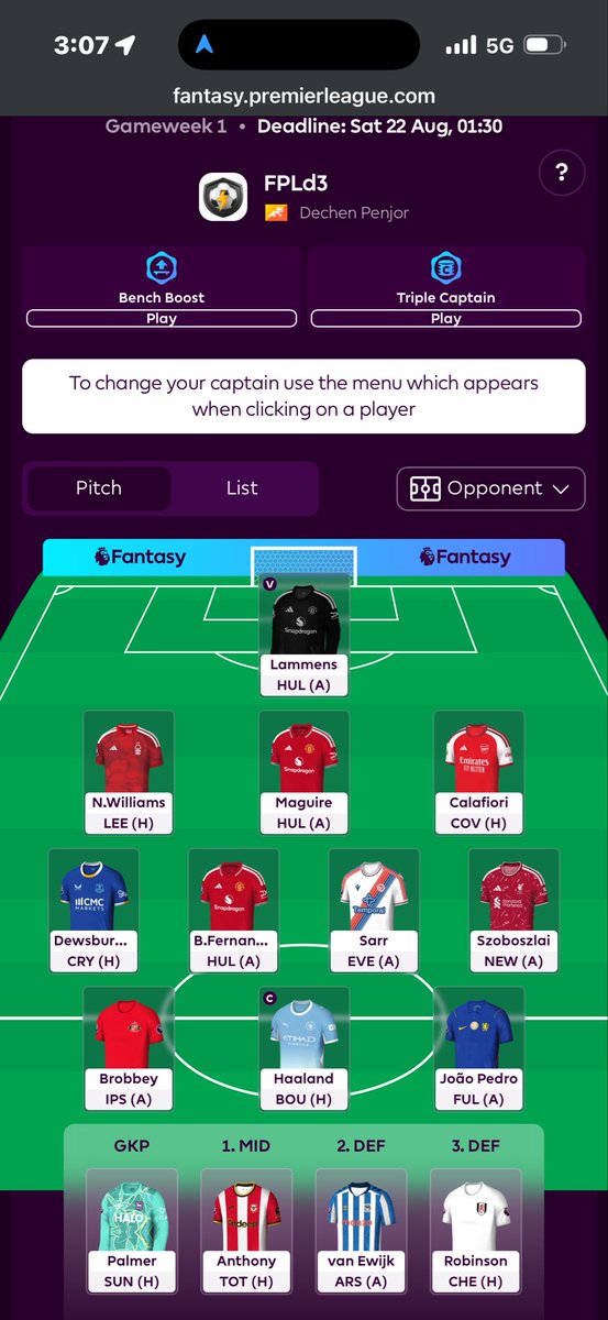 DechenPenjor5's tweet photo. @FPLFocal M a fan of Anthony, so he will start soon https://t.co/iQfEOohxJd