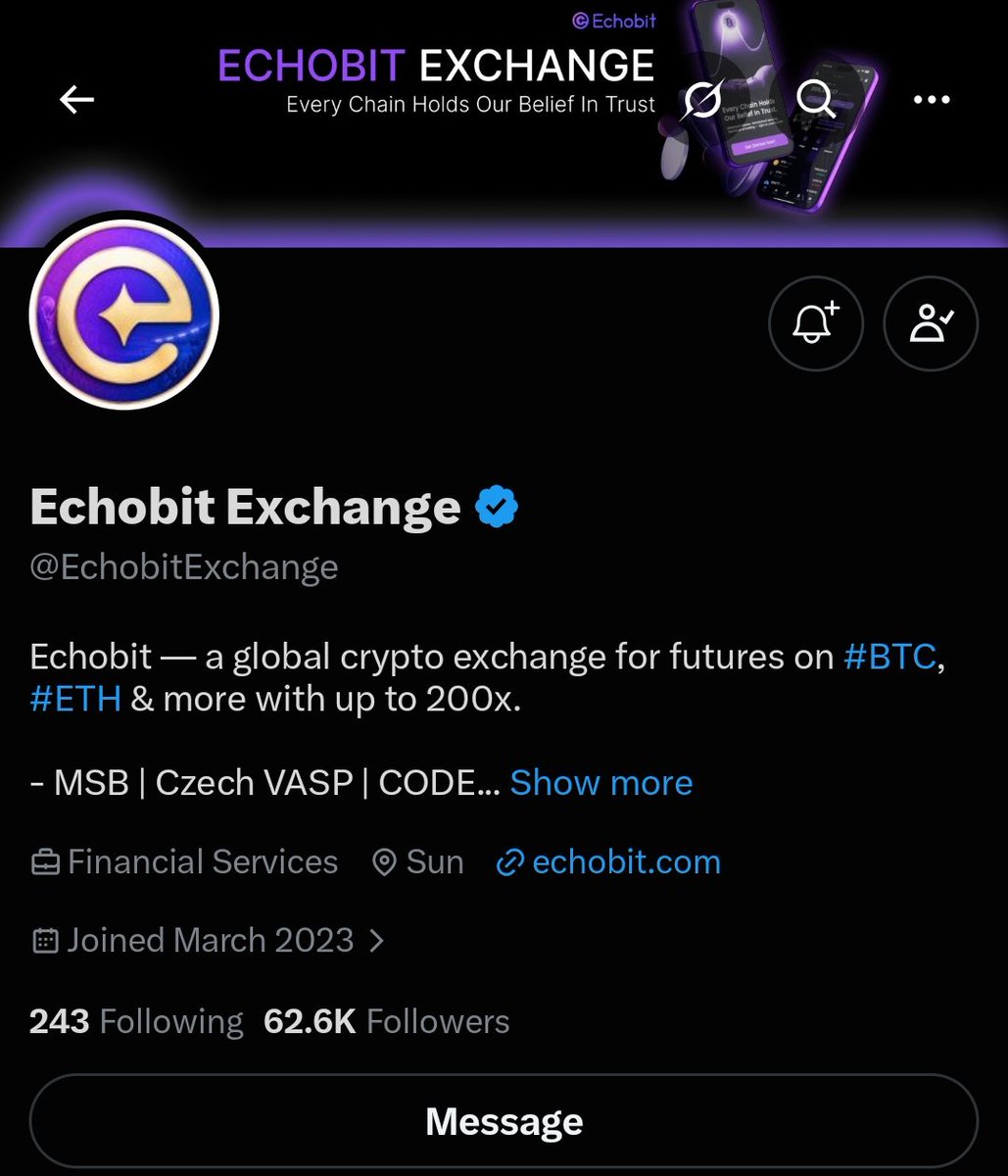 Nia_987_'s tweet photo. @EchobitExchange Done ✅ https://t.co/WGAfnbrY9b
