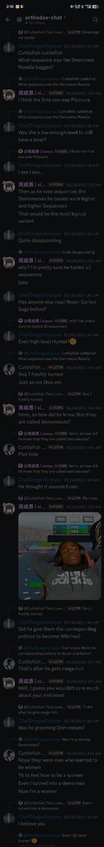 Belalsayeed07's tweet photo. "LOTM is mid"
"Coi is fanfic"
"and Roselle is self insert"💀

WHATT???😭😂🥀

Discord Cuttlefish😂 https://t.co/UcqevAcAkQ
