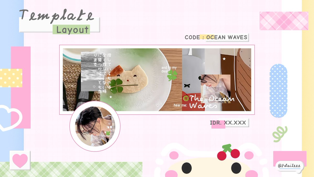 tdaileee's tweet photo. repost akan sangat membantu,

tolong bantuannya untuk mengospek template layout ini juga ya teman-teman, jikalau ada yang tidak aman boleh dm aku segera, terima kasih banyak ♡ https://t.co/N57SRoyHSG