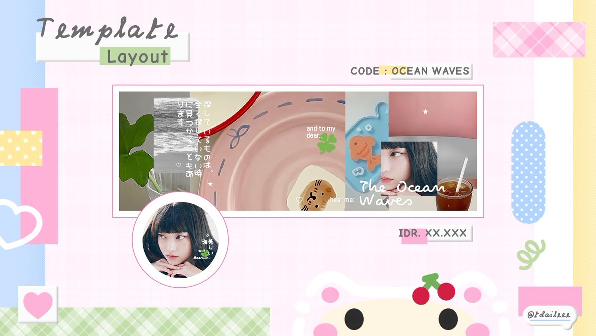 tdaileee's tweet photo. repost akan sangat membantu,

tolong bantuannya untuk mengospek template layout ini juga ya teman-teman, jikalau ada yang tidak aman boleh dm aku segera, terima kasih banyak ♡ https://t.co/N57SRoyHSG