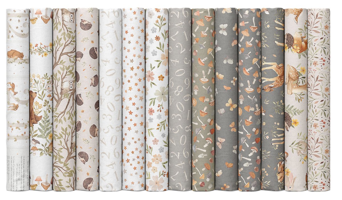 howarths63's tweet photo. #Embrace the #cozy charm of Count On Me, a delightful collection of #fall-inspired fabrics featuring soft, #whimsical designs in calming #neutral tones #softbook available https://t.co/mnFCI3iDJT https://t.co/4F5MLwAzIN https://t.co/OxeoxVX2CC