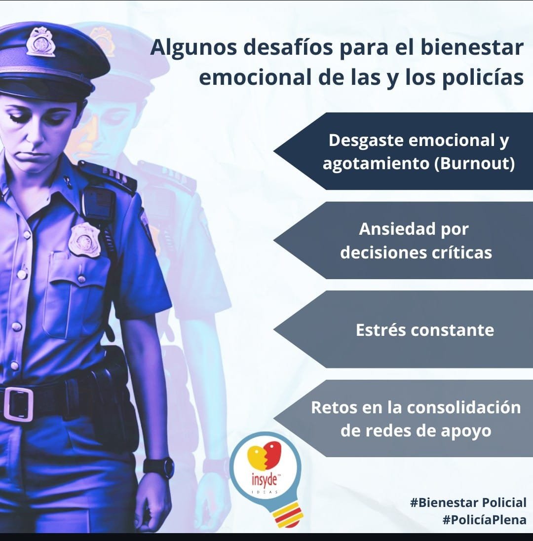 _IGC_'s tweet photo. Muchos guardias civiles, sobre todo de escalas básicas, estamos desbordados. 

Los cometidos y funciones no paran de crecer y con mucho menos personal, la carga de trabajo que soportan muchos agentes, hoy en día, es infinitamente mayor a la de hace años.

Resultado: Con mayor presión laboral y dificultades en el trabajo, unido a agresiones y atentados, mayor riesgo de sufrir erosión de la salud (física o psicológica) y probable baja médica.

Muchos mandos superiores alegan que no hay personal y que eso es lo que hay. 

Las Autoridades e Instituciones competentes o no ven o no quieren ver nuestra realidad diaria y la ciudadanía padece las consecuencias, puesto que si a esa carencia de personal le añadimos condicionantes laborales negativos, aparece la tormenta perfecta y es un torpedo en la linea de flotación de los RR.HH. con lo que la seguridad ciudadana se puede ver resentida.

@interiorgob @guardiacivil @desdelamoncloa @DefensorPuebloE @PSOE @ppopular @vox_es @sumar 
@PODEMOS @Europarl_ES @empleogob @Europarl_EN @Yolanda_Diaz_
📸 INSYDE MX https://t.co/NhWRoYlPz4