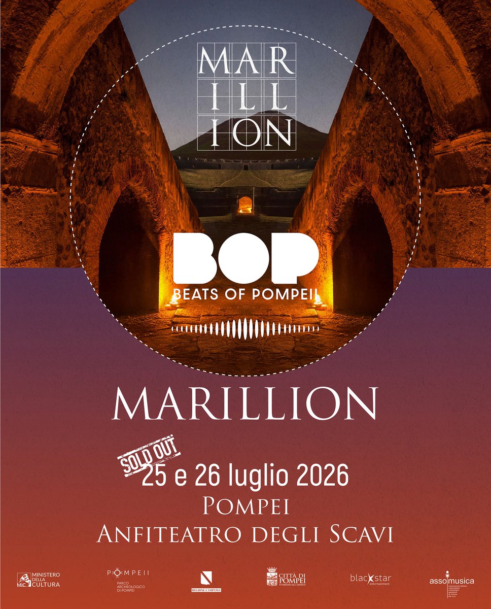 NoteProgressive's tweet photo. Concerti #Prog in #Italia #oggi #26luglio: Marillion a #Pompei #Napoli e Pink Sonic a Majano #Udine #PinkFloyd #Marillion @MarillionOnline @pinkfloyd - DETTAGLI QUI: https://t.co/ynLosLHu5X https://t.co/FSPyrAPnrd