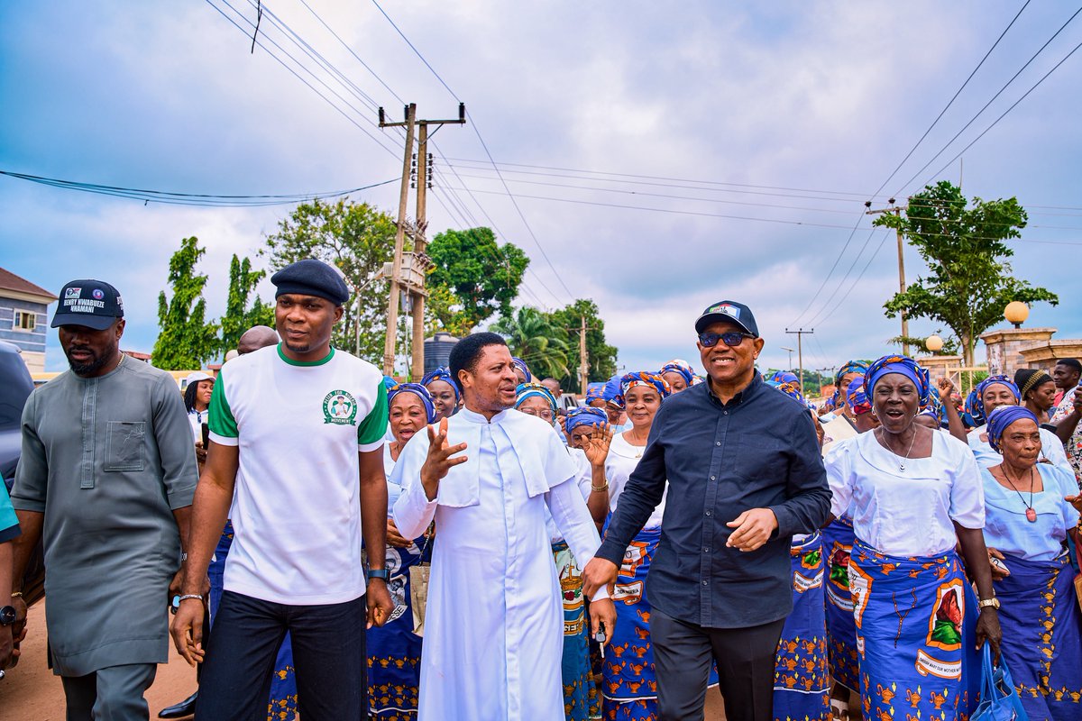 EstherUmoh10's tweet photo. Peter Obi donated 10 million naira to the Catholic maternity hospital, in ogoja https://t.co/lulG7fg9XN