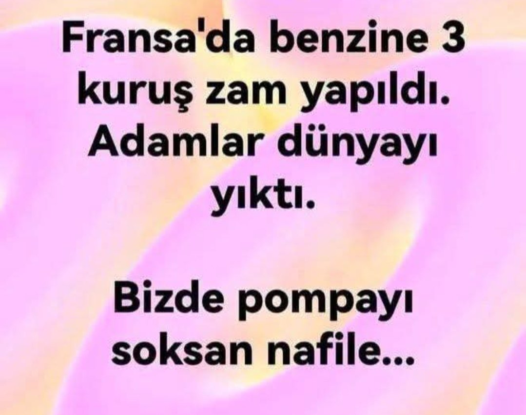 CelikReceb's tweet photo. #mazot #benzin #zam #pompa lanan kim ?
#pompacı kim ?
#pazar zam #yağmur u sel https://t.co/VGWmkDOSlI