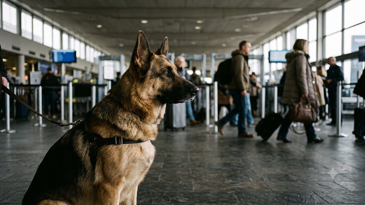 DanMarkhamHS's tweet photo. A young man at airport security looked calm.

Something felt wrong.

Seconds later, he ran.

I learned to spot hidden signals through dangerous dogs, nervous owners—and the occasional bite.

Perhaps intuition is practised observation.

https://t.co/WB3ZxrvCZc https://t.co/pepHpXqL5h