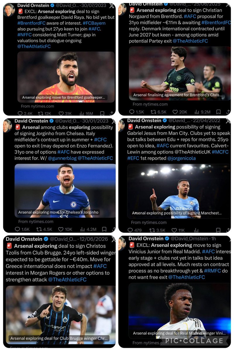 Short_irony's tweet photo. @henryggmu1 Whenever you hear or read the word 'Arsenal exploring ' from @David_Ornstein the rest is history.... https://t.co/OVT56ZZM2K