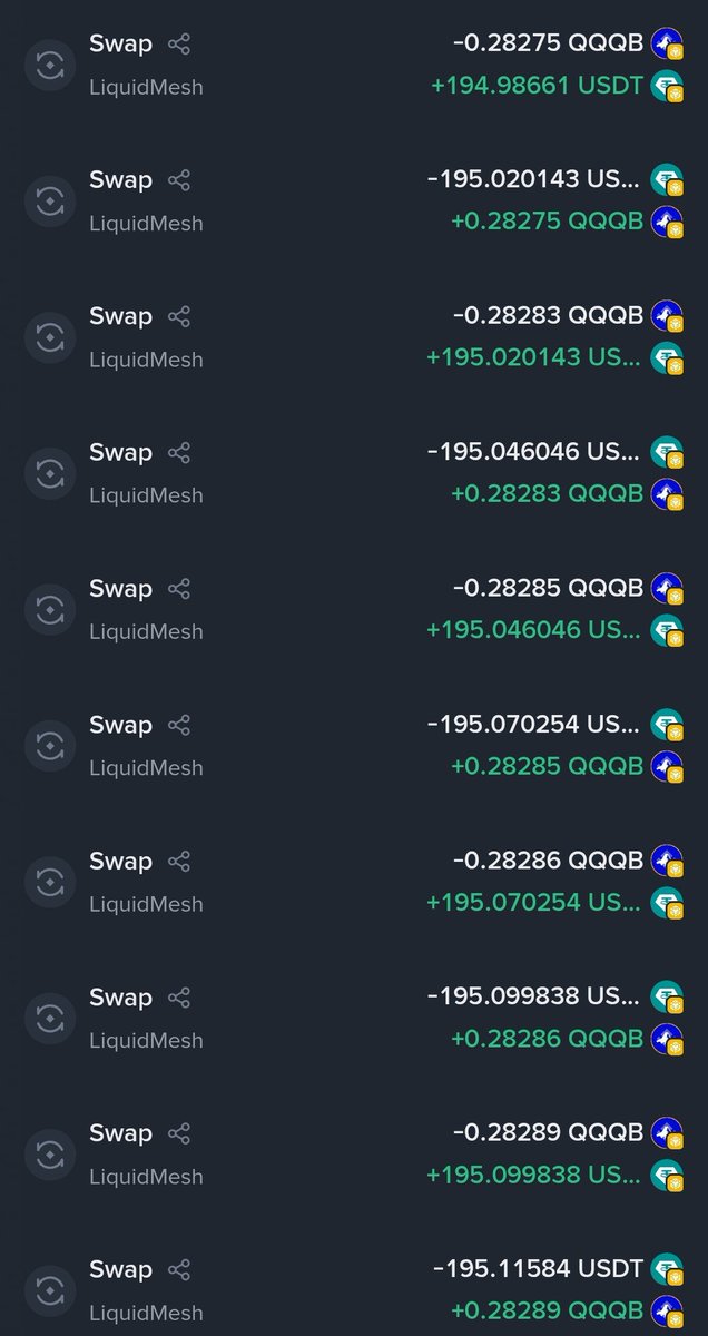 0xsayeem's tweet photo. Binance Alpha Volume Update 

Weekends are for farming $QQQ

Volume: $66k

Loss: $3.81

Capital Just $195 https://t.co/y9kDTHuNof