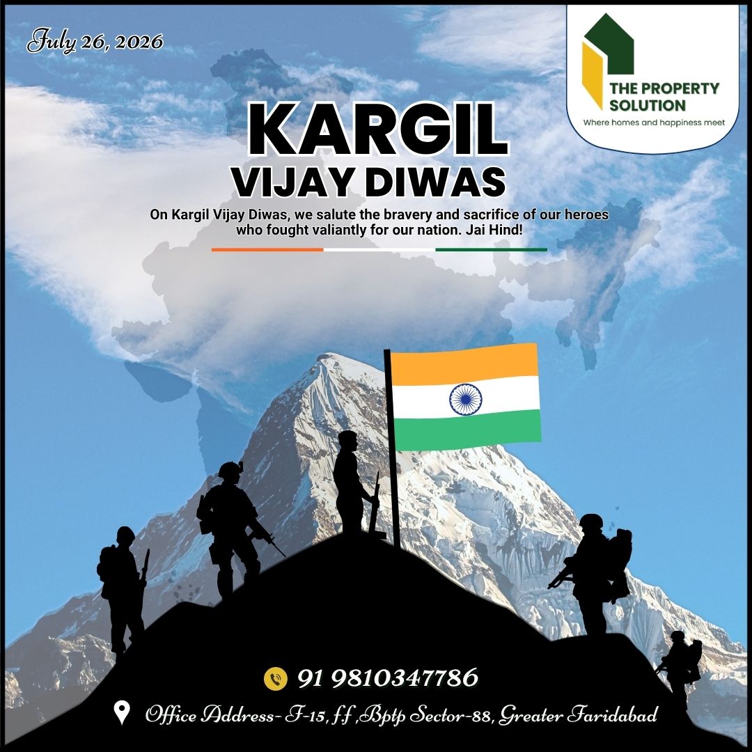Thepropert29962's tweet photo. Kargil Vijay Diwas 

On this Kargil Vijay Diwas, we salute the courage, sacrifice, and unwavering spirit of our brave soldiers who safeguarded our nation with pride. Their heroism will forever inspire generations.

#thepropertysolutionofficial #kargildiwas #vijaydiwas https://t.co/2UVri9IHUN