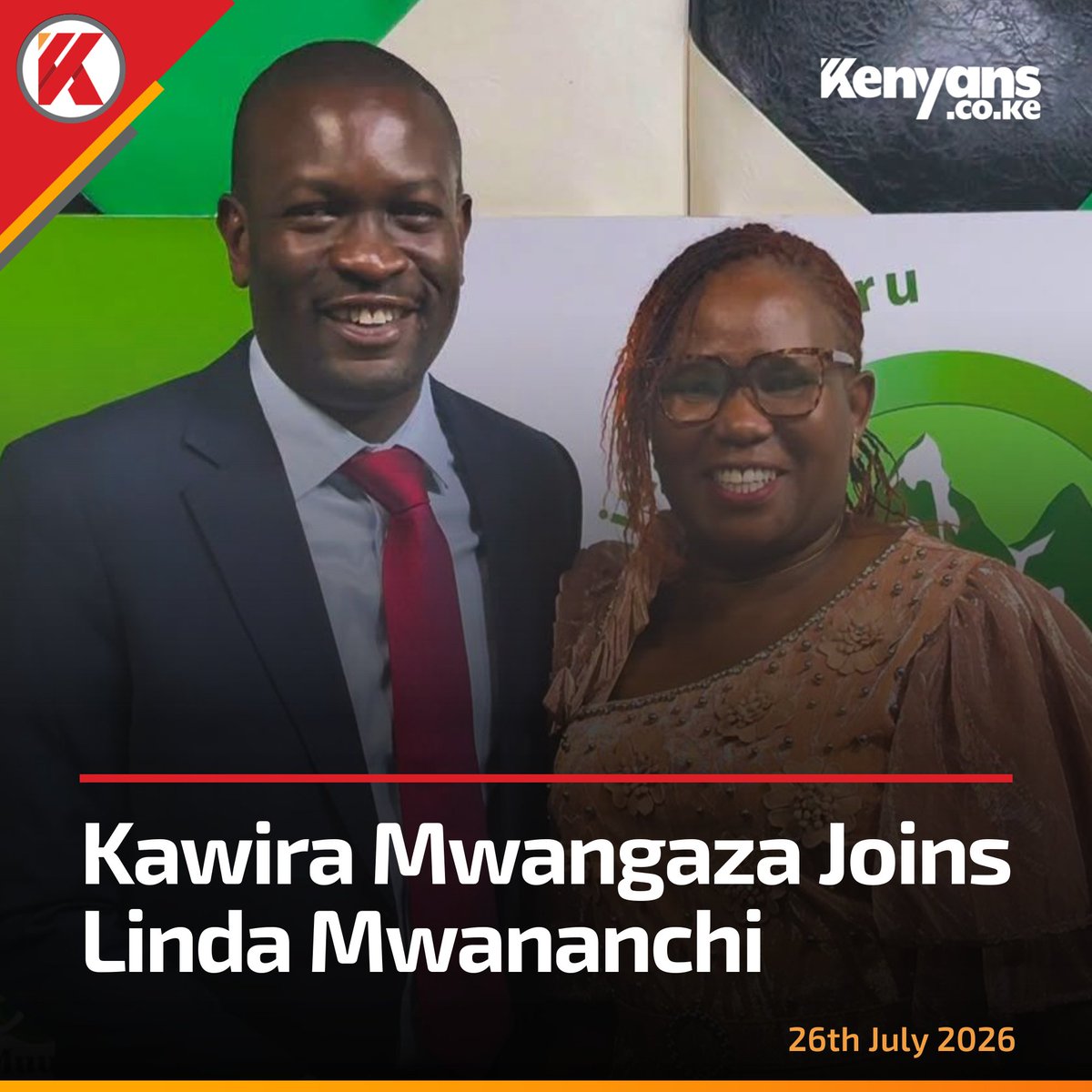Kenyans's tweet photo. Kawira Mwangaza joins Linda Mwananchi https://t.co/masJslk4TC