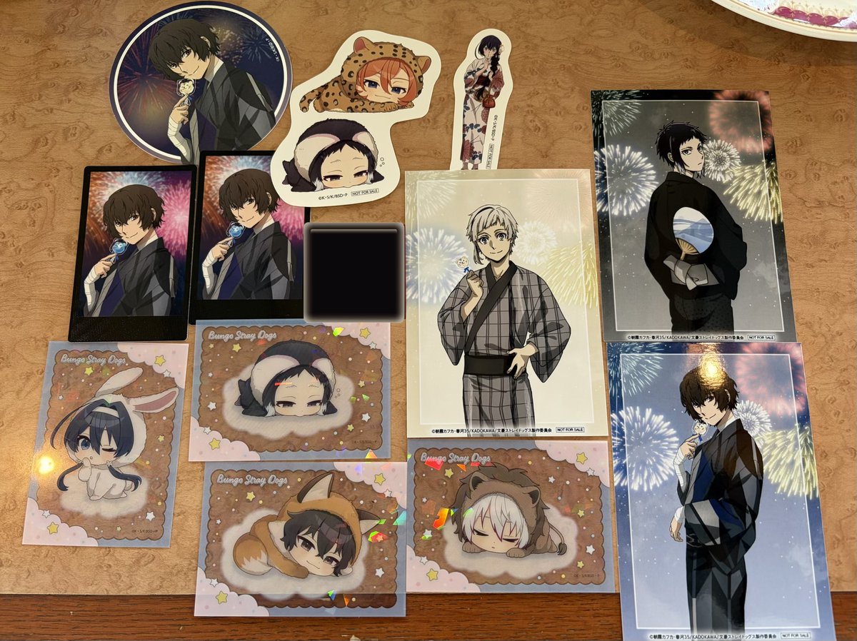 airan0202's tweet photo. 【交換】文豪ストレイドッグス 文スト 東武動物公園

譲☆画像のとおり

求☆
ミニゲーム特典:デフォえどがわ
ブロマイド:デフォすえひろ
ホロクリアカード:えどがわ、しぐま
コースター:えどがわ
ポラショット:えどがわ

現在園内におりますので手渡し交換
よろしくお願いいたします https://t.co/3FXb4qRIYT