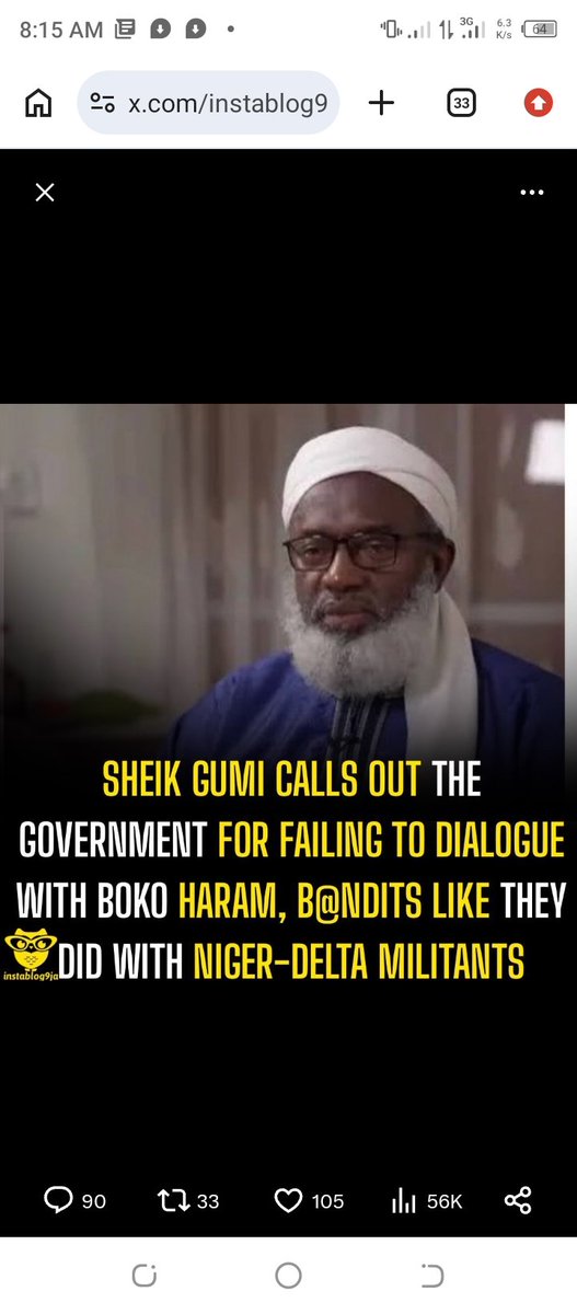 BalogunODavid's tweet photo. @Arewa_Source This is the reason why terrorists are almost untouchable in the north.
Your leaders imported them and your Sheiks are defending them.
This 1st issue the north should address is confronting those defending the terrorists. https://t.co/vkuNSCZ1I3