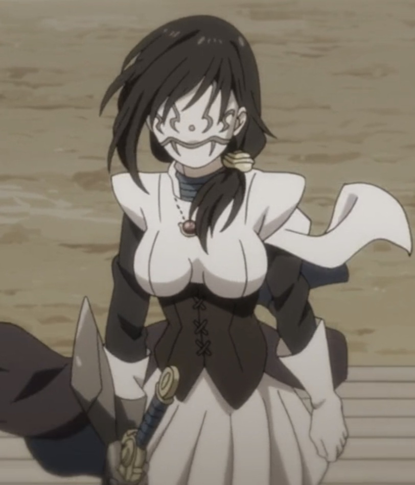 zmttrnbv's tweet photo. @LordInosuke741 This season, it will be explained why she looks like that. This is her true form https://t.co/5SyJJ3IdBe