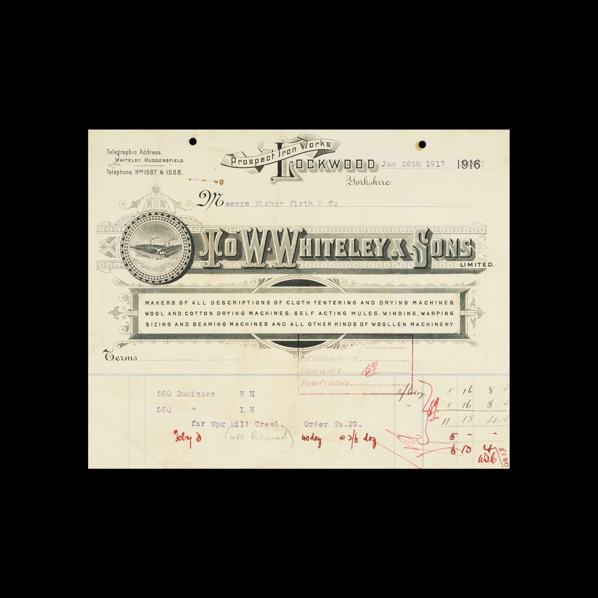 DesignReviewed's tweet photo. More old invoices added online https://t.co/baVRZv1mul https://t.co/rhztYwRAwj