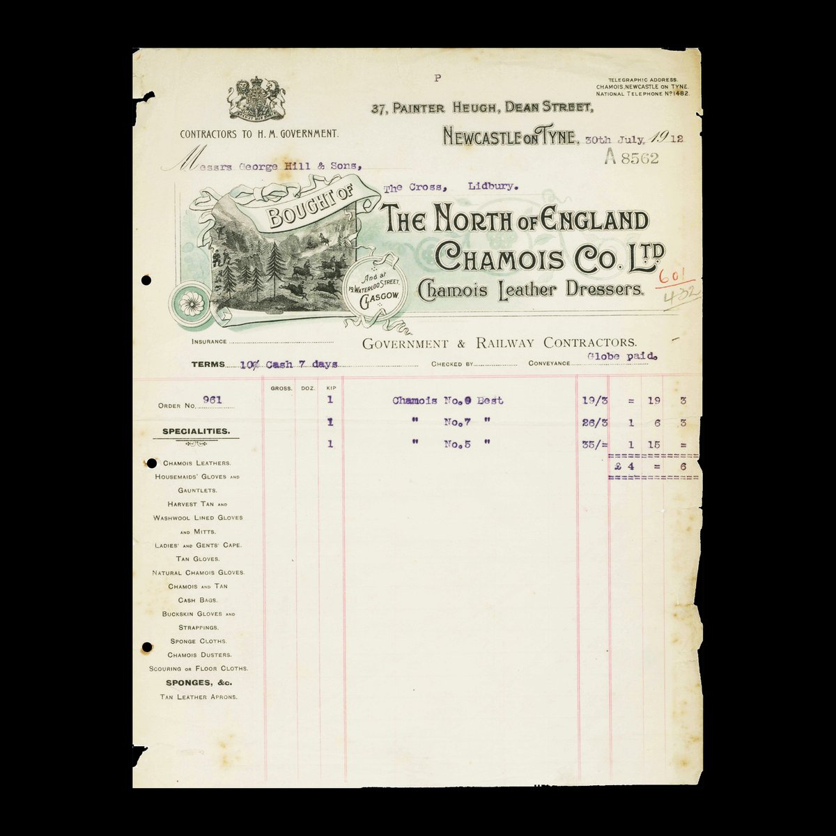 DesignReviewed's tweet photo. More old invoices added online https://t.co/baVRZv1mul https://t.co/rhztYwRAwj
