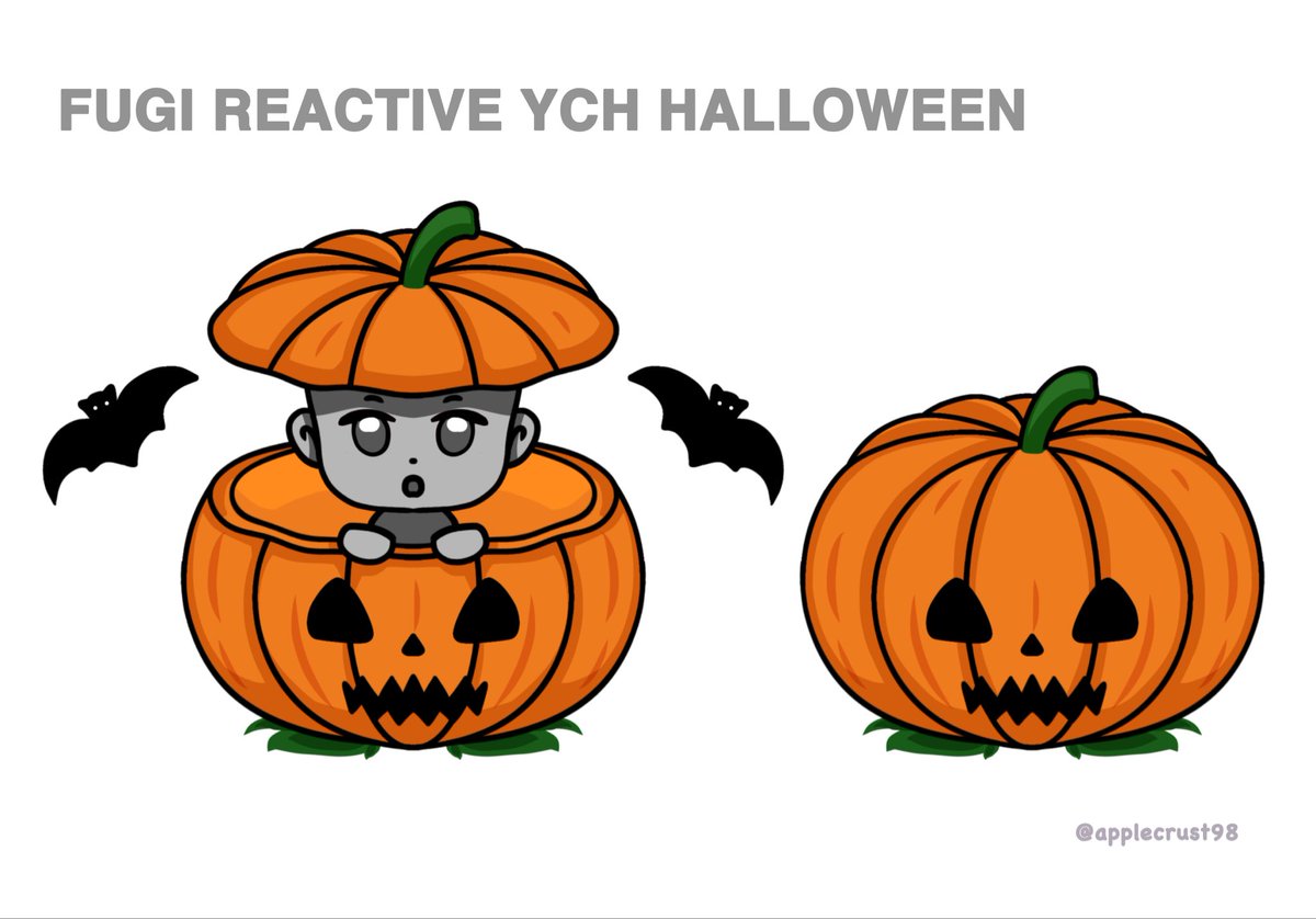 applecrust98's tweet photo. 🎃 Looking for a few volunteers! 🎃
I’m making a Halloween Fugi/Discord Reactive YCH and I’d love a few OCs to use as examples! 👻🧡
If you’d like to volunteer, drop your character reference below!
#YCH #pngtuber #reactivepng #vtuber https://t.co/lVJULKq6zB