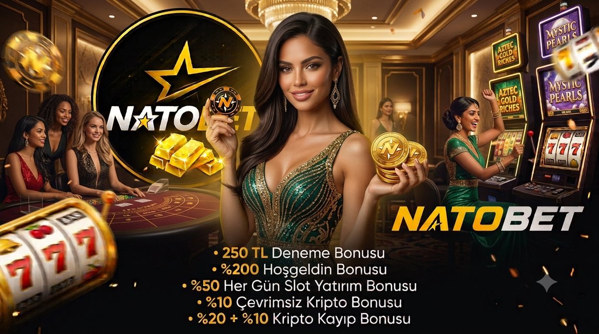 kaderdiyeliw's tweet photo. Kazandıran masalar ve canlı destek Natobet’te! ⚡️🚀

Casibom ve Jojobet kitlesi Natobet farkını konuşuyor:
🎁 250 TL Deneme Bonusu
💰 %200 Hoşgeldin Bonusu

🔗 https://t.co/hpE287DSls

#natobet #casibom #jojobet #gamdom #denemebonusu https://t.co/lqDVJBTSW3