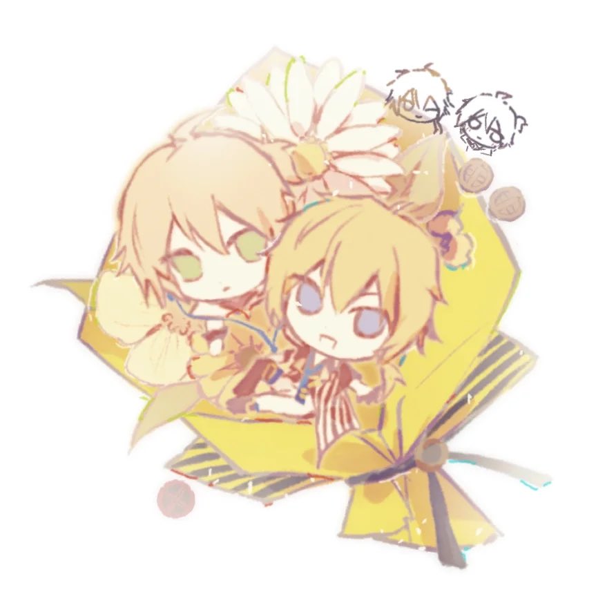 sudati822's tweet photo. 夢さんからあまりにも可愛すぎるランエジのイラストをいただき、掲載許可いただけたので本当に見てほしすぎる😭😭😭😭😭ちまこくて可愛い花束と一緒のランエジ😭😭😭😭😭2人の小物やモチーフが散りばめられていて可愛すぎるこの‼️‼️‼️😭ウインクランサーと照れ顔エッジがまさしくランエジすぎて我発狂 https://t.co/z0wXOT1vUt
