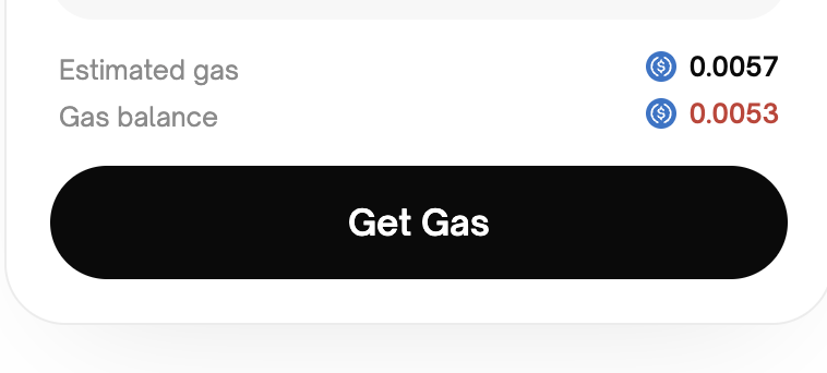 EL__MAG0's tweet photo. @EnvelopeOnArc there is a bug where a wallet already has usdc to cover gas but the dapp doesn't catch that and asks you to buy gas. check your dms https://t.co/W1XWh51oKH