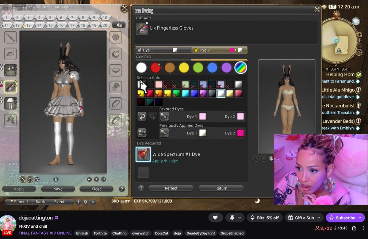 Mihki__'s tweet photo. I love that we live in a world where Doja Cat is just out here playing FF14 https://t.co/dWRpGkLCcU