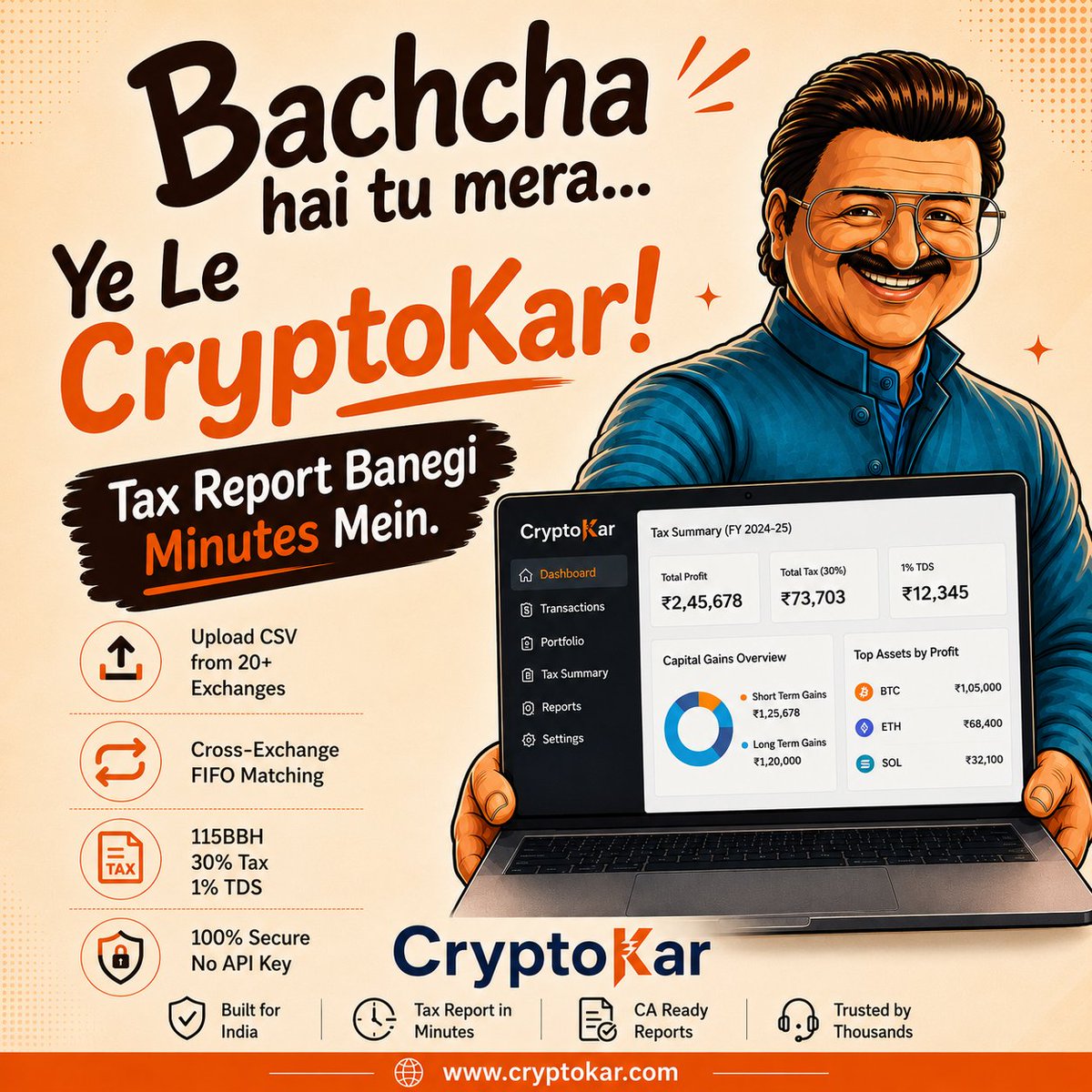 mayurpatilx's tweet photo. #CryptoKar #CryptoTax #CryptoIndia #IndianCrypto #CryptoTrading #BitcoinIndia #CryptoInvesting #TaxReport #TaxSeason #BlockchainIndia #Web3India #FintechIndia #StartupIndia #BuildInPublic #MadeInIndia
https://t.co/z1bYZNXJgS https://t.co/0FYQjujPBW