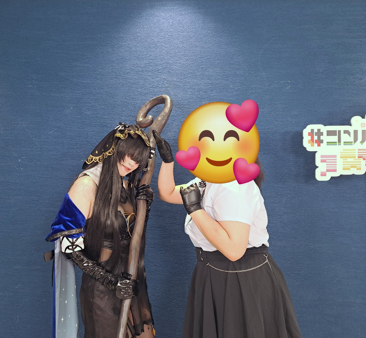 na_1_o's tweet photo. 約束！
メルーニャの先生でずっといたいから約束してきた
念願………✨もう一生先生でいる😭 
「約束だよ？」って言われた、大泣き、ありがとう、可愛いね

で、頭撫でリベンジ🫳🏻💞
@cos11p https://t.co/q19yH0yrj0