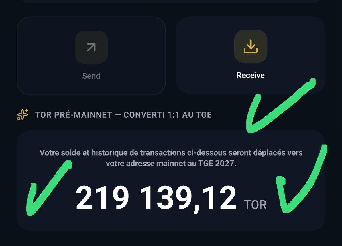 djmllssnHQ's tweet photo. 🚀 Every mining session counts.

Another 596+ #TOR mined in a single session. ⛏️ Consistency is what turns small daily actions into long-term results.

With 219K+ $TOR already qualified for the future Mainnet, I keep building while many are still waiting to start.

⏳ The Halving is part of Torium's tokenomics. As mining rewards decrease over time, every session completed today becomes more valuable than one completed tomorrow.

💛 Stay consistent. Secure your Wallet V2. Keep mining.

🎁 Invite Code: TORIUM-6G1N6C

🔗 https://t.co/t9SogCEHlz

📢 Community:
👉 https://t.co/VI1MTZFLkn

@ToriumNetwork

#Torium #TOR #Web3 #Blockchain #Crypto #MobileMining #ProofOfParticipation #Layer1 #Halving #FutureIsNow