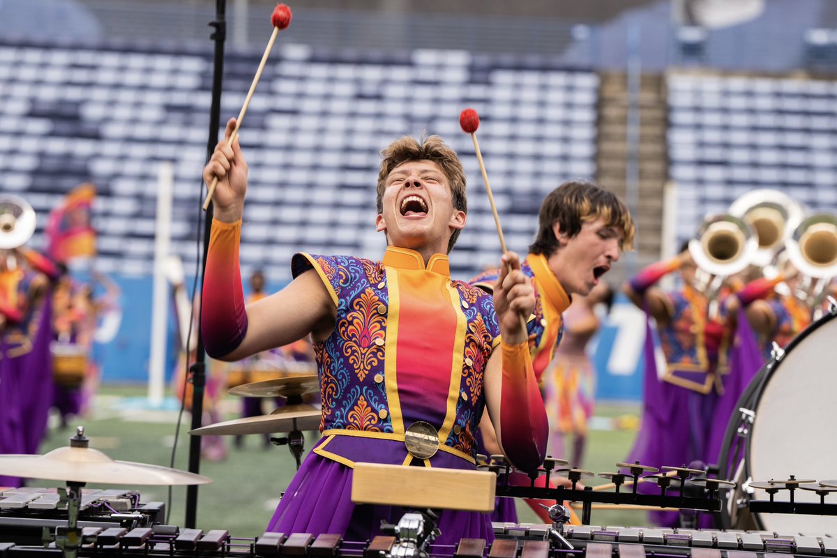 TheAcademyDBC's tweet photo. One performance closer ❤️‍🔥

#theacademydbc #drumcorps #dci26 #heatforged https://t.co/Cj9b6XDeip