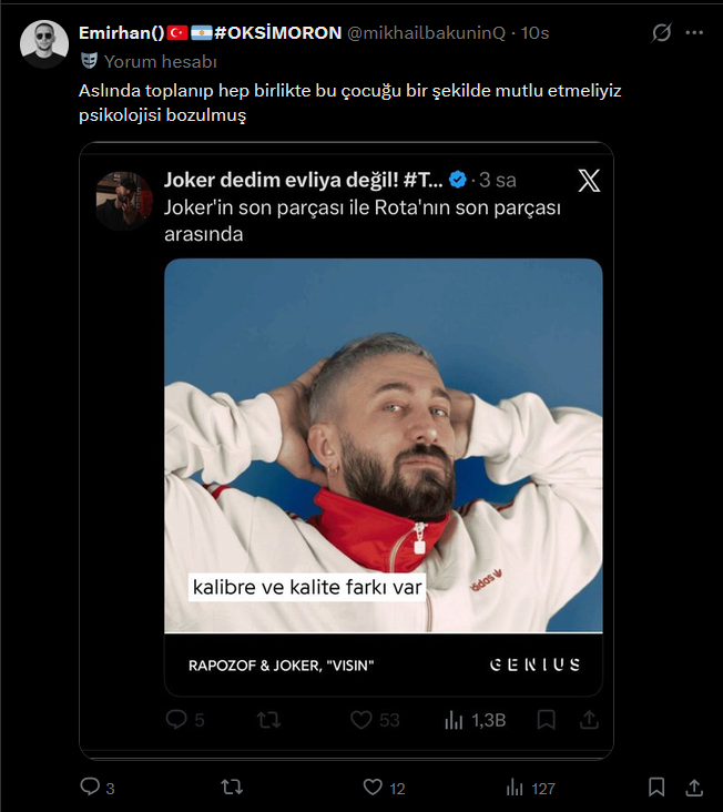 Joker dedim evliya değil! #TRAVMA 🇳🇬 tweet media