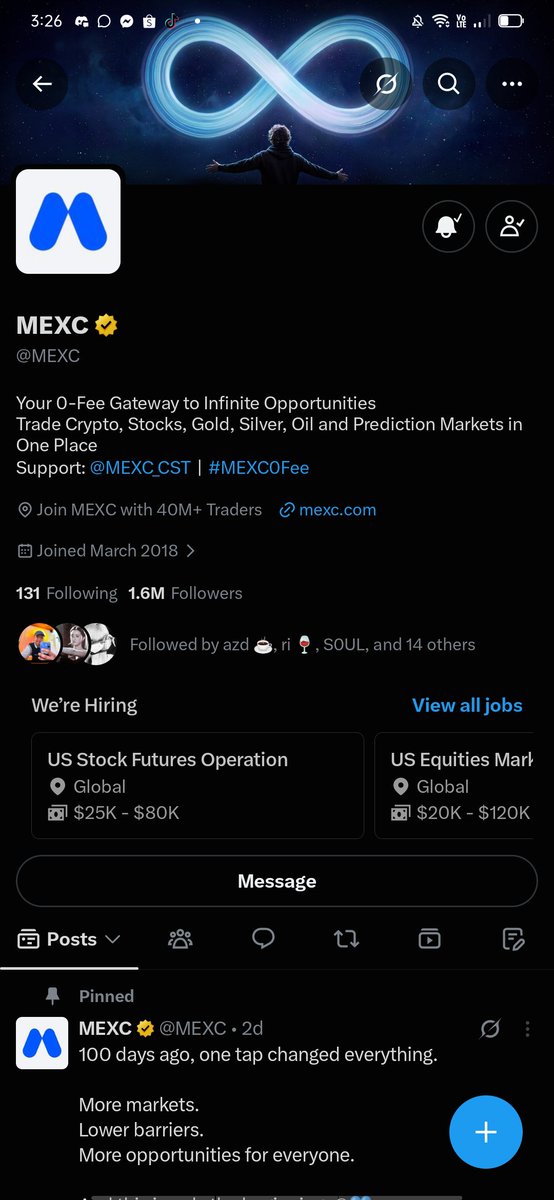 NexoPaths's tweet photo. @MEXC thank you @MEXC 

uid:10762391 https://t.co/O6m4TvRrO5