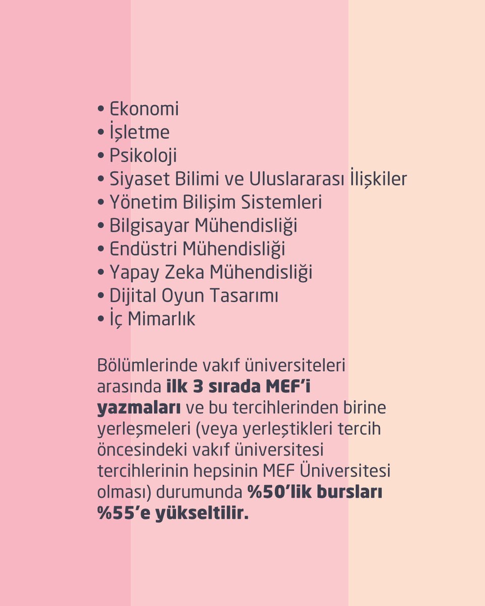 MEF Üniversitesi tweet media