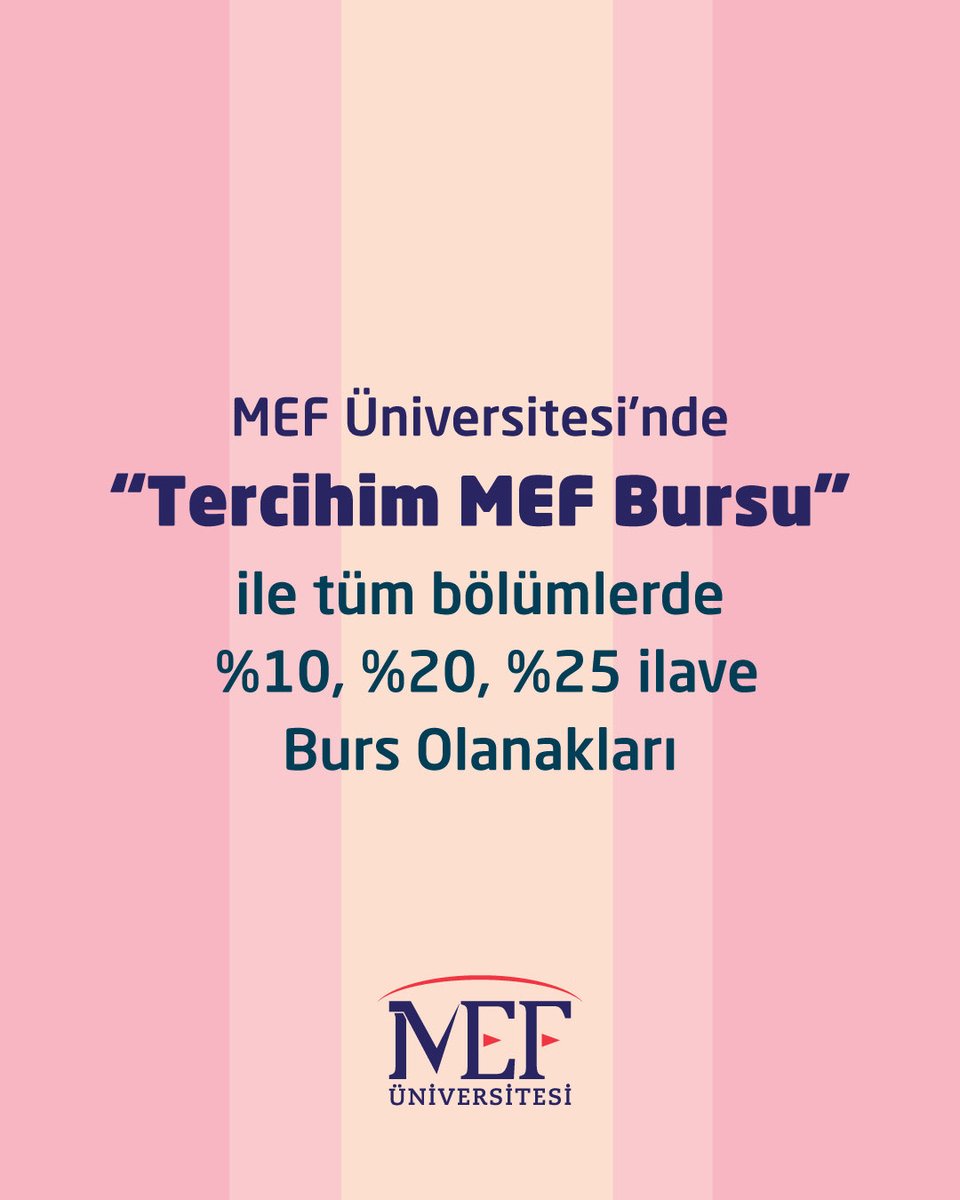 MEF Üniversitesi tweet media