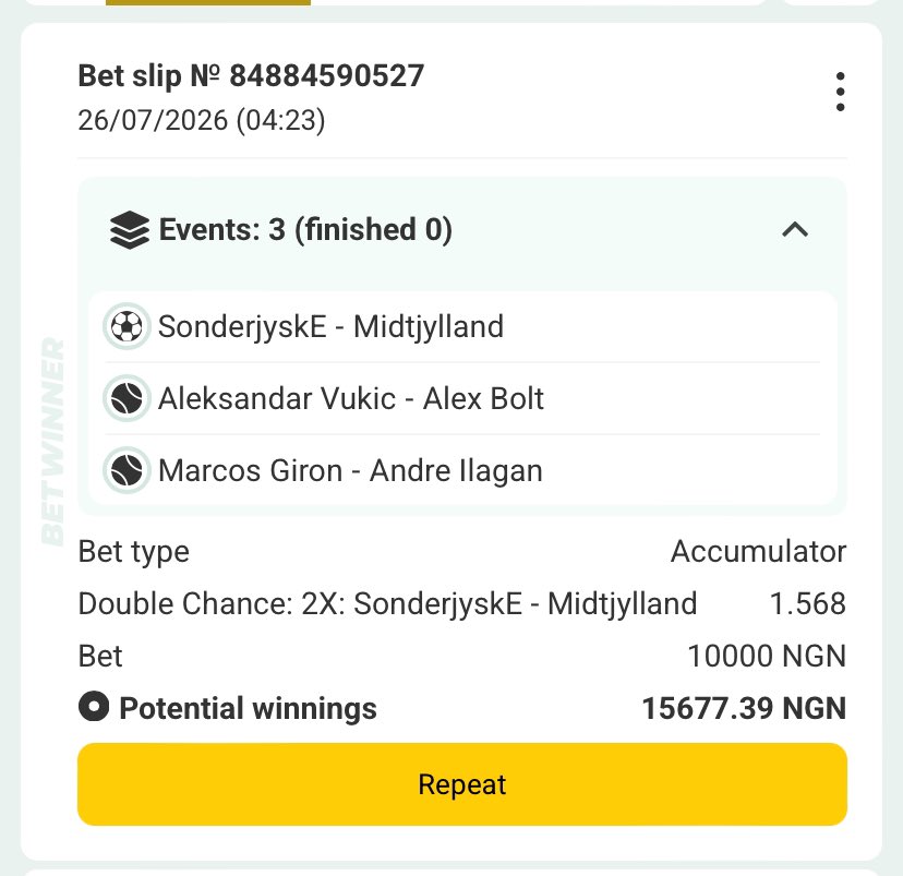 loudpunts's tweet photo. Rollover on BetWinner 🎯

Day 1 👉 HDKTQ

Register your BETWINNER account here👇
https://t.co/d2aFZOguZ0 https://t.co/DjcqV7uN4n