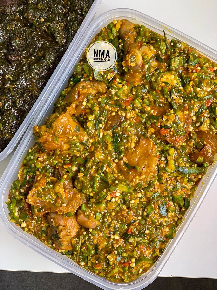 nma_black's tweet photo. 3.5L of Afang Soup
3.5L of Okra Soup

Thanks for patronizing @nmasflavour https://t.co/vn6qmtV978