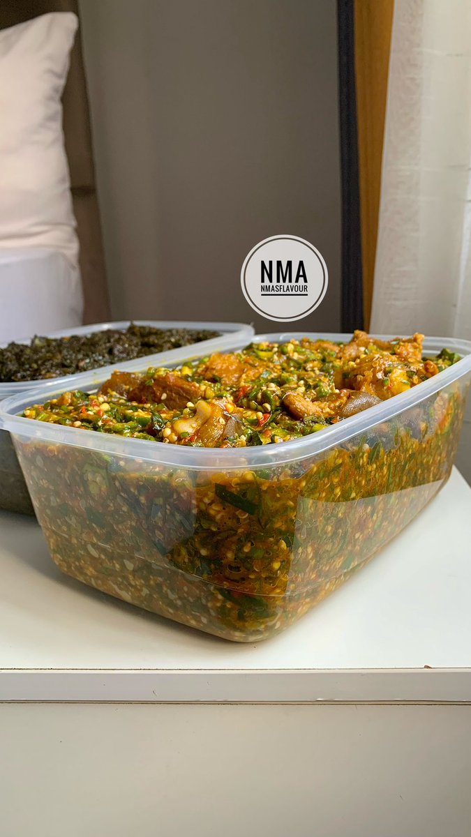nma_black's tweet photo. 3.5L of Afang Soup
3.5L of Okra Soup

Thanks for patronizing @nmasflavour https://t.co/vn6qmtV978