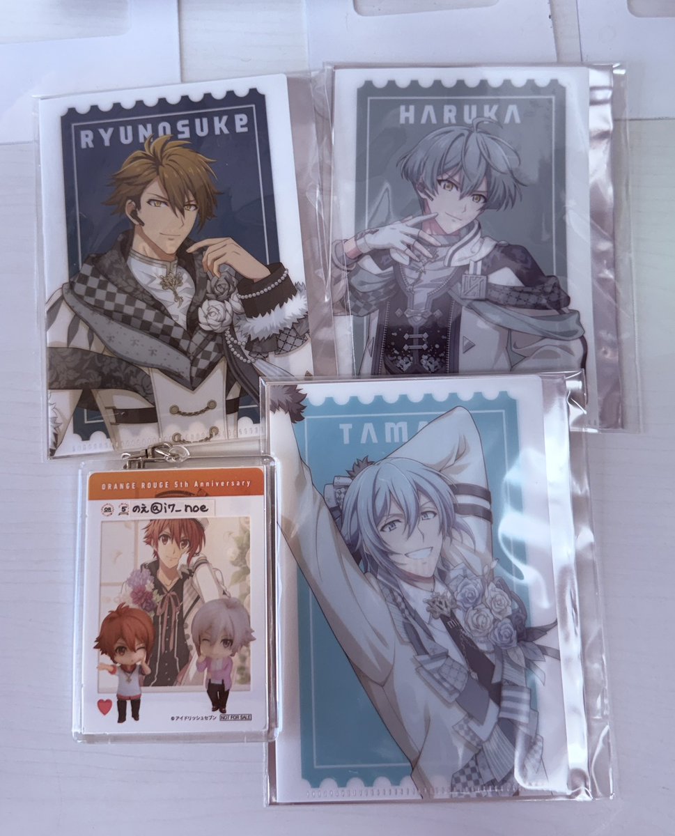 i7_noe's tweet photo. 【交換】アイドリッシュセブン　アイナナ VISIBLIVE TOUR “4WARD JOURNEY” 4J 特典 ミニクリアファイル

(譲)龍之介、環、悠⭐︎

(求)陸　天

郵送交換
⭐︎は天との交換希望
検索からもお気軽にお声掛けください。 https://t.co/QRZy9DP1lP
