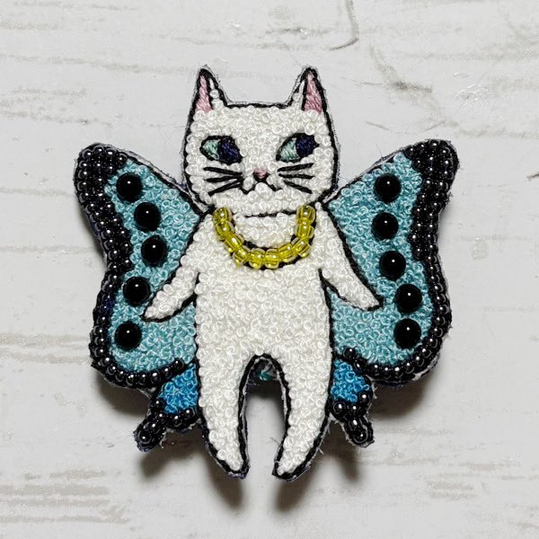 tamakic1's tweet photo. 9月～10月のイベント用作品🐈
詳細は会期が近付いてからお知らせ致します♪🐈‍⬛
#猫 #刺繍 https://t.co/9YhAN1JZZQ
