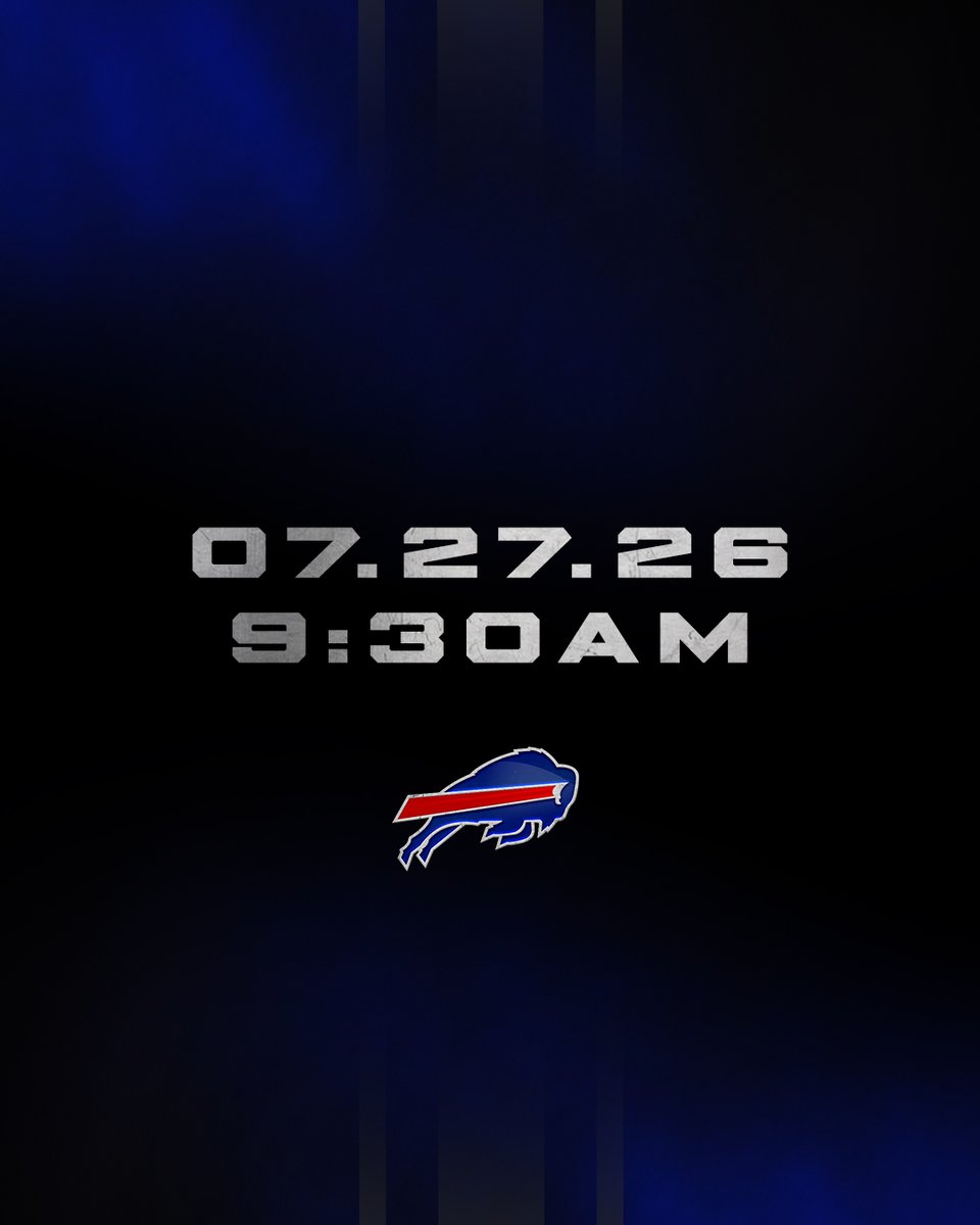 BuffaloBills's tweet photo. ⏰ https://t.co/USgAKxRYOD
