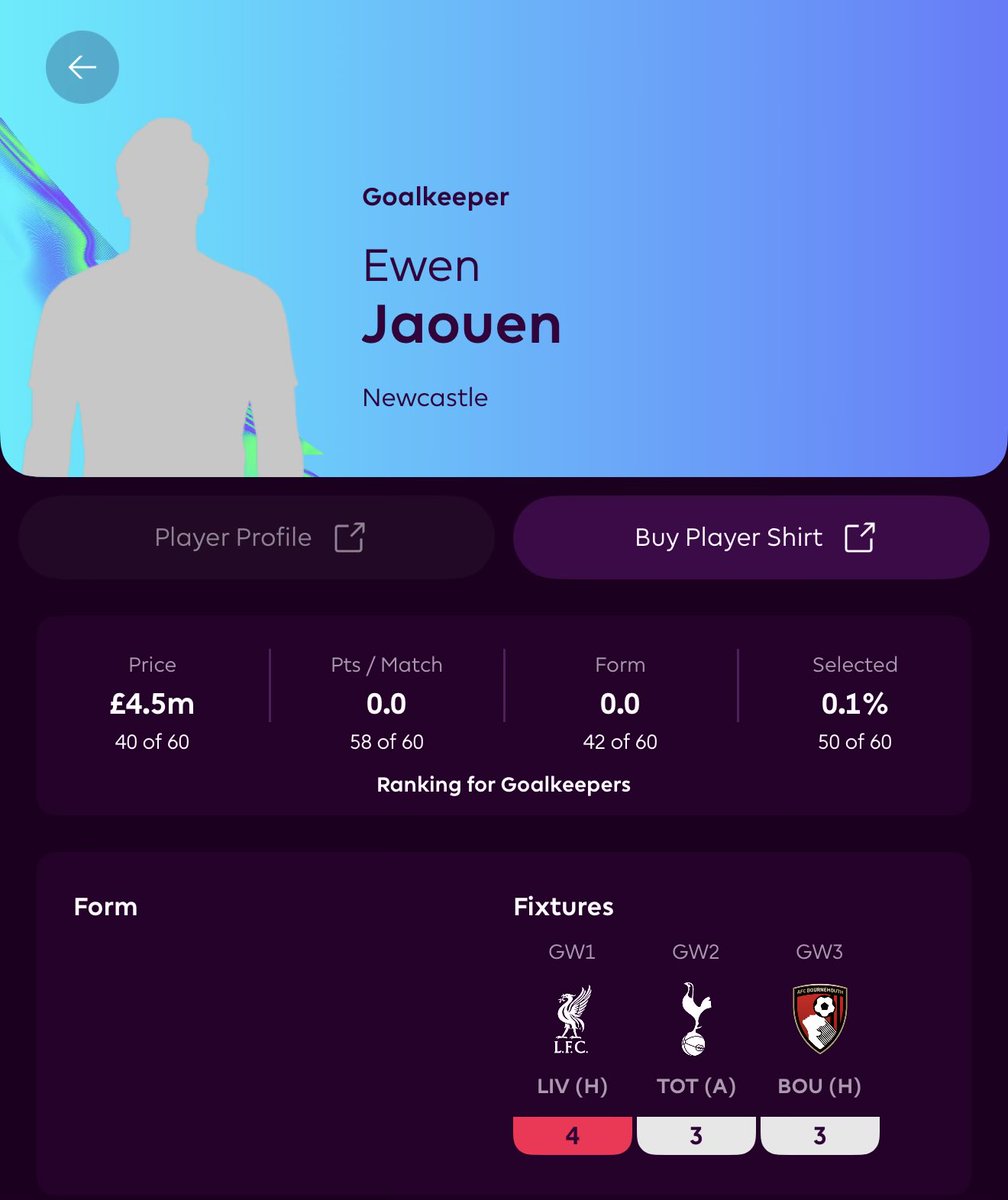 Helderfigs's tweet photo. Will Pope still be Newcastle's first choice keeper? 

Or could this Jaouen take his place? 

He's only 20 so maybe it is unlikely, but feel like Pope's best days are behind him... https://t.co/kmY9upR8sf